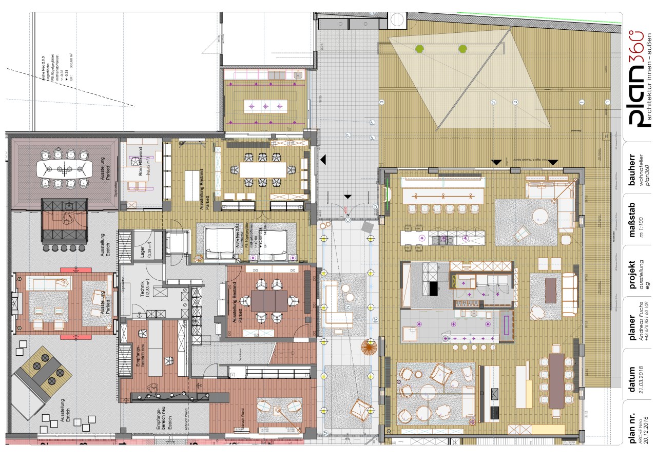 Grundriss EG und außen